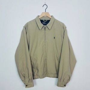 ‼️SOLD‼️ 90’s Polo by Ralph Lauren Tan  Jacket